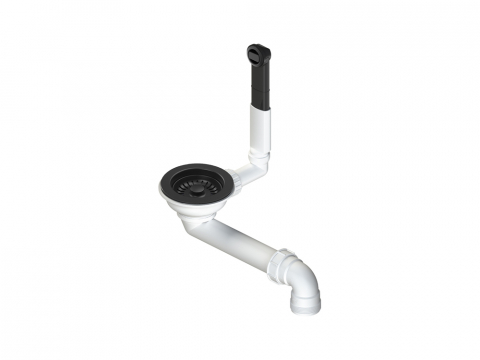 Set chiuveta bucatarie Schock Formhaus D-100S 780 x 500 mm Cristalite Nero cu parti vizibile negru si baterie bucatarie Schock Kantus cu cap extractibil, negru [5]