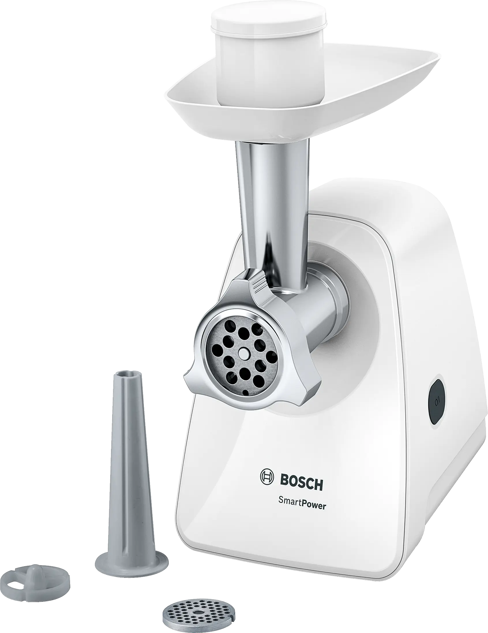 Aparate pentru mixare & tocare - Tocător de carne Bosch SmartPower 1500 W Alb