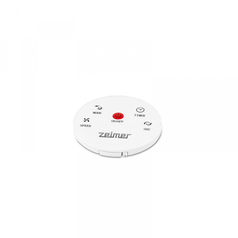 Ventilator turn Zelmer ZTW1500M, 45W, 3 viteze, telecomanda, alb [1]
