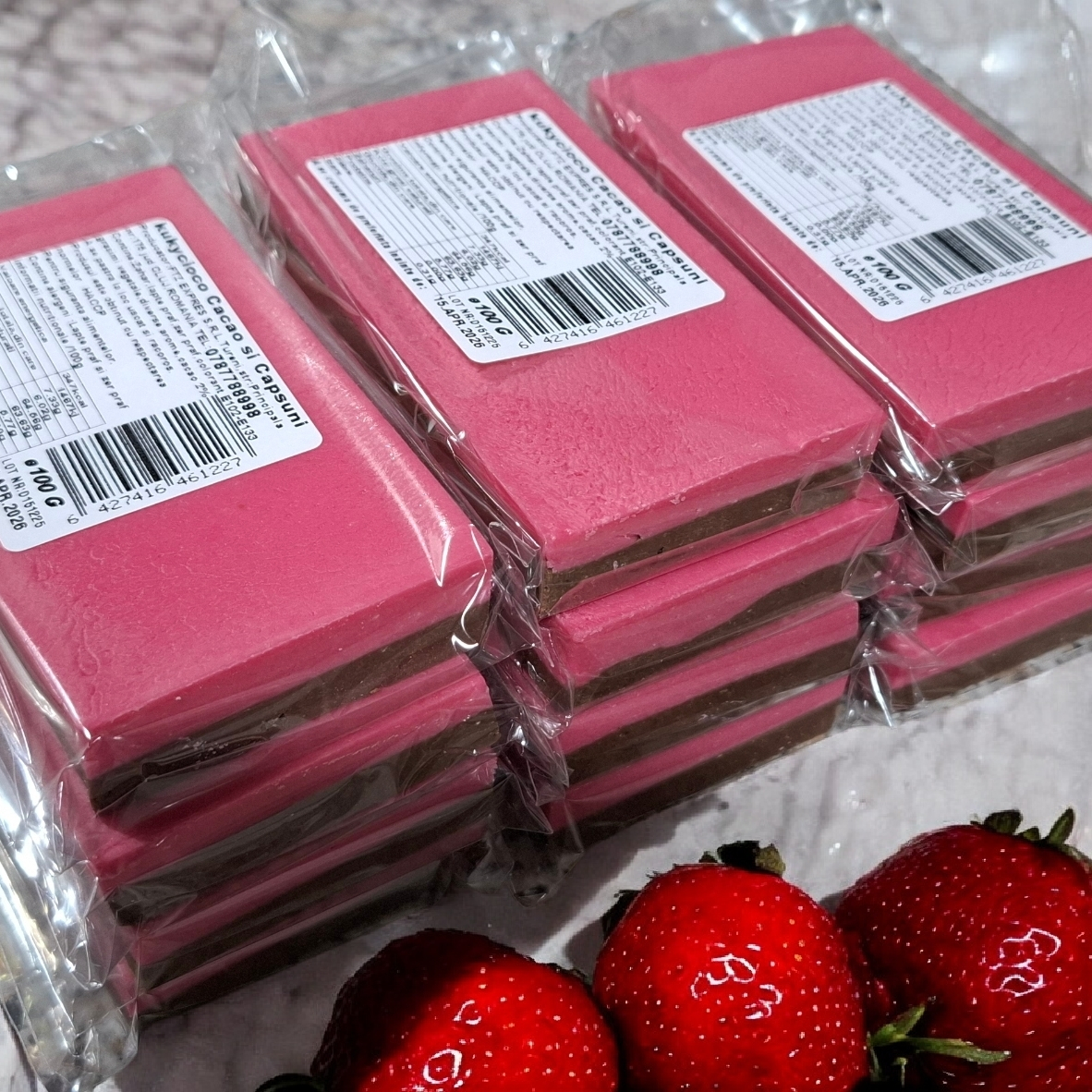 kukycioco Cacao +Capsuni duo 100g x12buc 1200g [2]