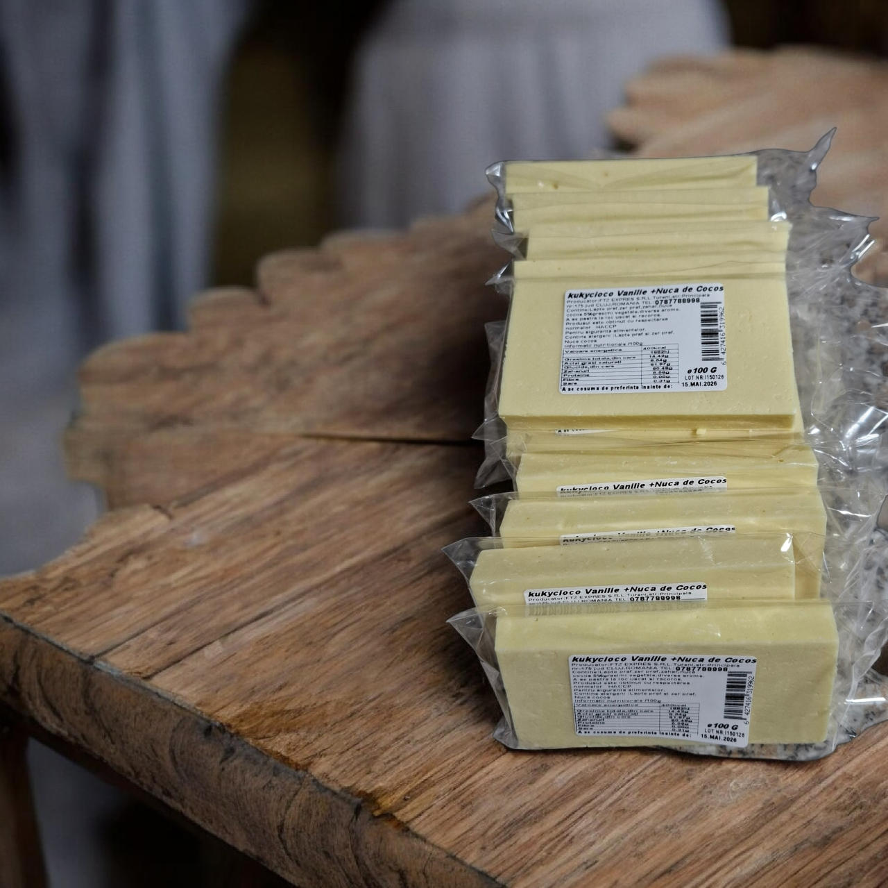 kukycioco Vanilie+Nuca de Cosos 100gx12buc [2]