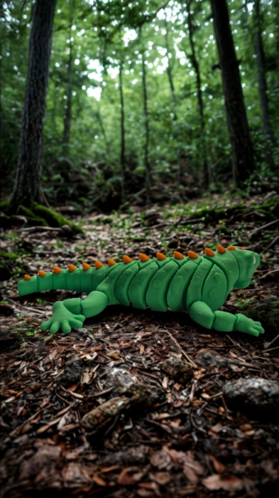 Iguana Articulată 3D [4]