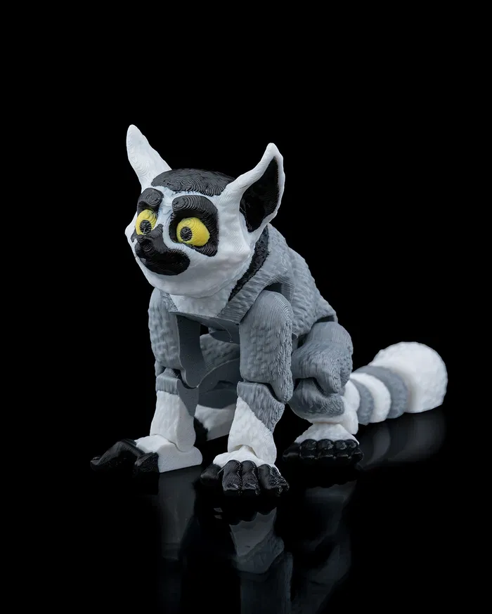 Maimuță Lemur Flexibilă 3D [2]