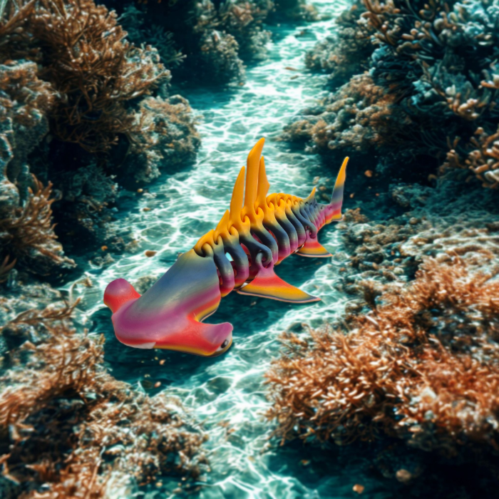 Rechin Ciocan Schelet Articulat [6]