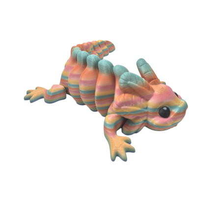 ANIMALE FLEXIBILE - Axolotl Articulat 3D