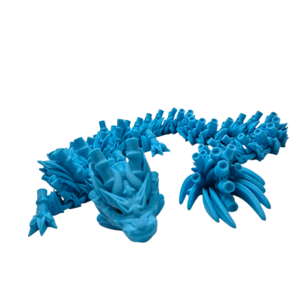 DRAGONI FLEXIBILI - Dragon Bambu articulat, printat 3D