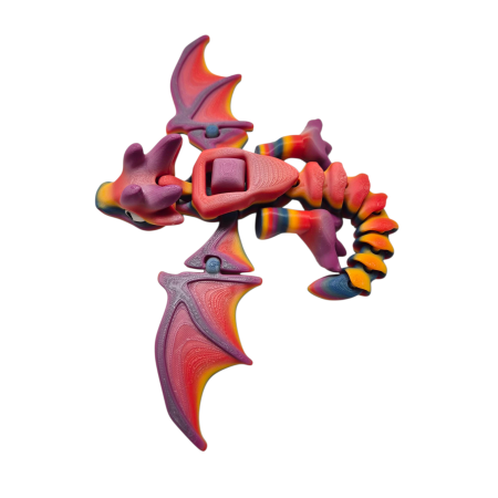 DRAGONI FLEXIBILI - Dragon Wyvern articulat