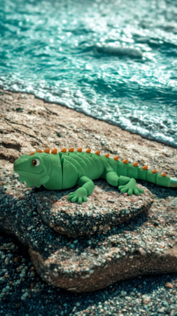 Iguana Articulată 3D [5]