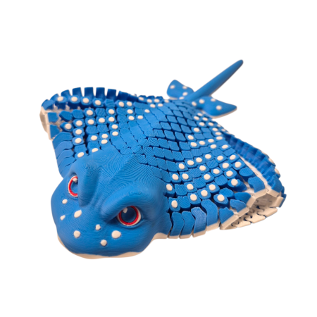 Pisica de mare Albastră Flexibilă 3D [2]