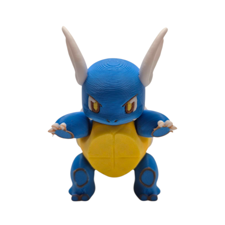 Wartortle Articulat 3D,