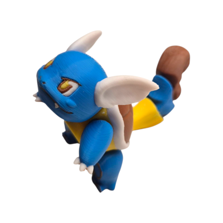 Wartortle Articulat 3D, [3]