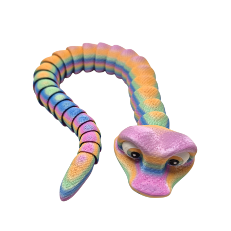 ANIMALE FLEXIBILE - Șarpe Articulat Rainbow Flex