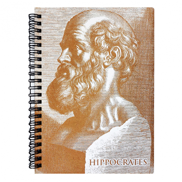 Agenda A5, cu coperti din lemn, model Hippocrates [1]