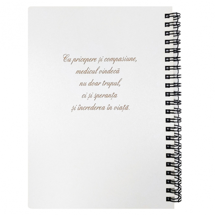 Agenda A5, cu coperti din lemn, model Hippocrates [4]