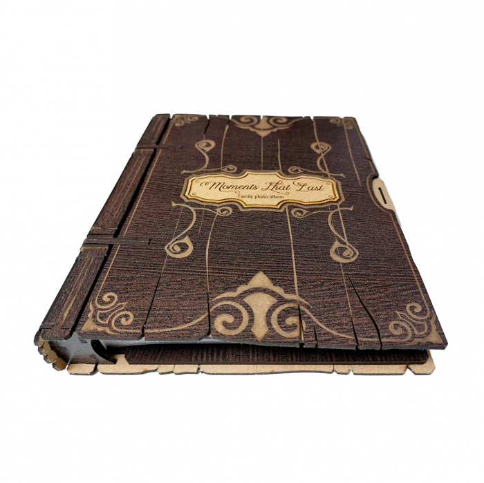 Album foto, cu coperti din lemn, wenge, 96 fotografii 9x13 cm [8]