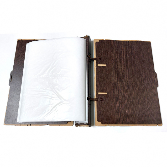 Album foto, cu coperti din lemn, wenge, 96 fotografii 9x13 cm [6]