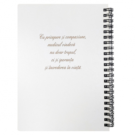 Agenda A5, cu coperti din lemn, model Hippocrates [3]