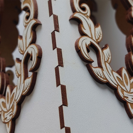 Cutie de lemn pentru sticla de vin, 47x14.5 cm [2]