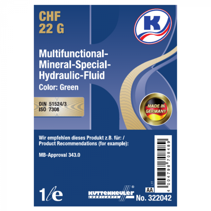 CHF 22 G DIN 51524/3 / ISO 7308 [2]