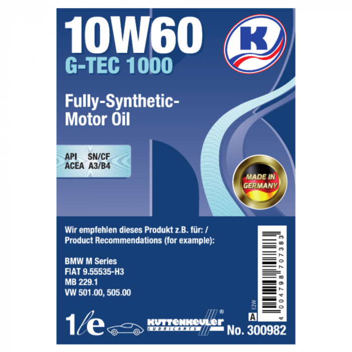 G-TEC 1000 10W-60 [2]
