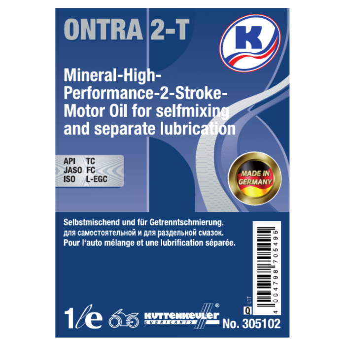 ONTRA 2-T API TC / JASO FC / ISO L-EGC [2]