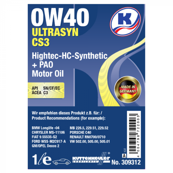 ULTRASYN CS3 0W-40 [2]