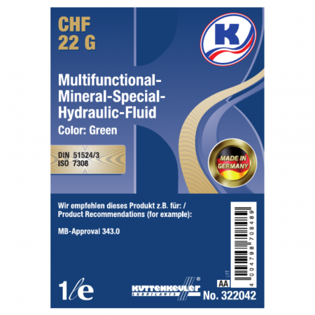 CHF 22 G DIN 51524/3 / ISO 7308 [1]