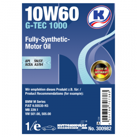 G-TEC 1000 10W-60 [1]