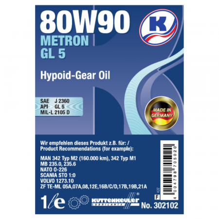 METRON GL 5 80W-90 [1]