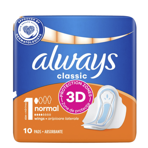 Igiena feminina - Absorbante always classic 10buc