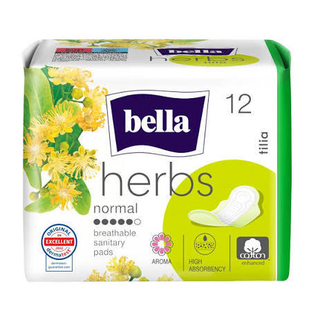 Ingrijire personala - Absorbante Bella Herbs Tilia 12buc