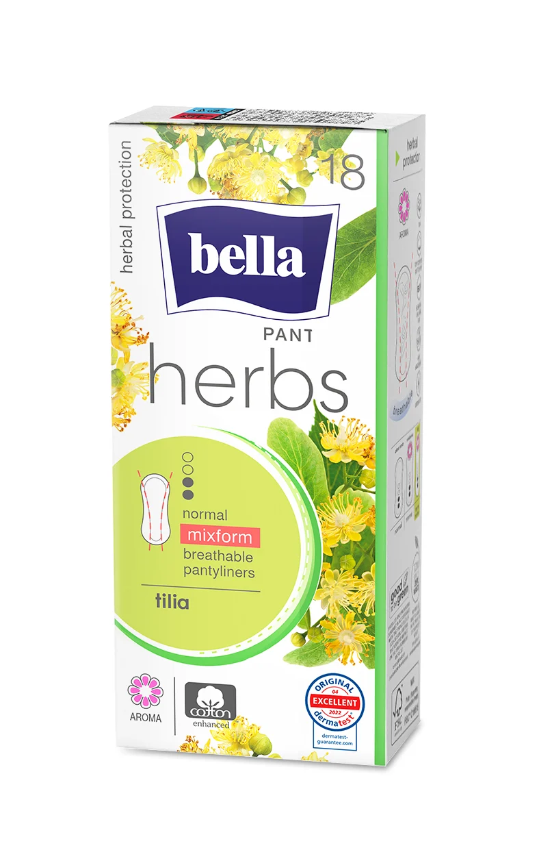Igiena feminina - Absorbante zi Bella Panty Herbs Tilia 18buc