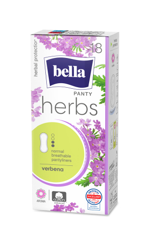 Igiena feminina - Absorbante zi Bella Panty Herbs Verbena 18buc