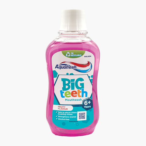 Bebelusi & Copii - Apa de gura Aquafresh big teeth 6+ 300ml