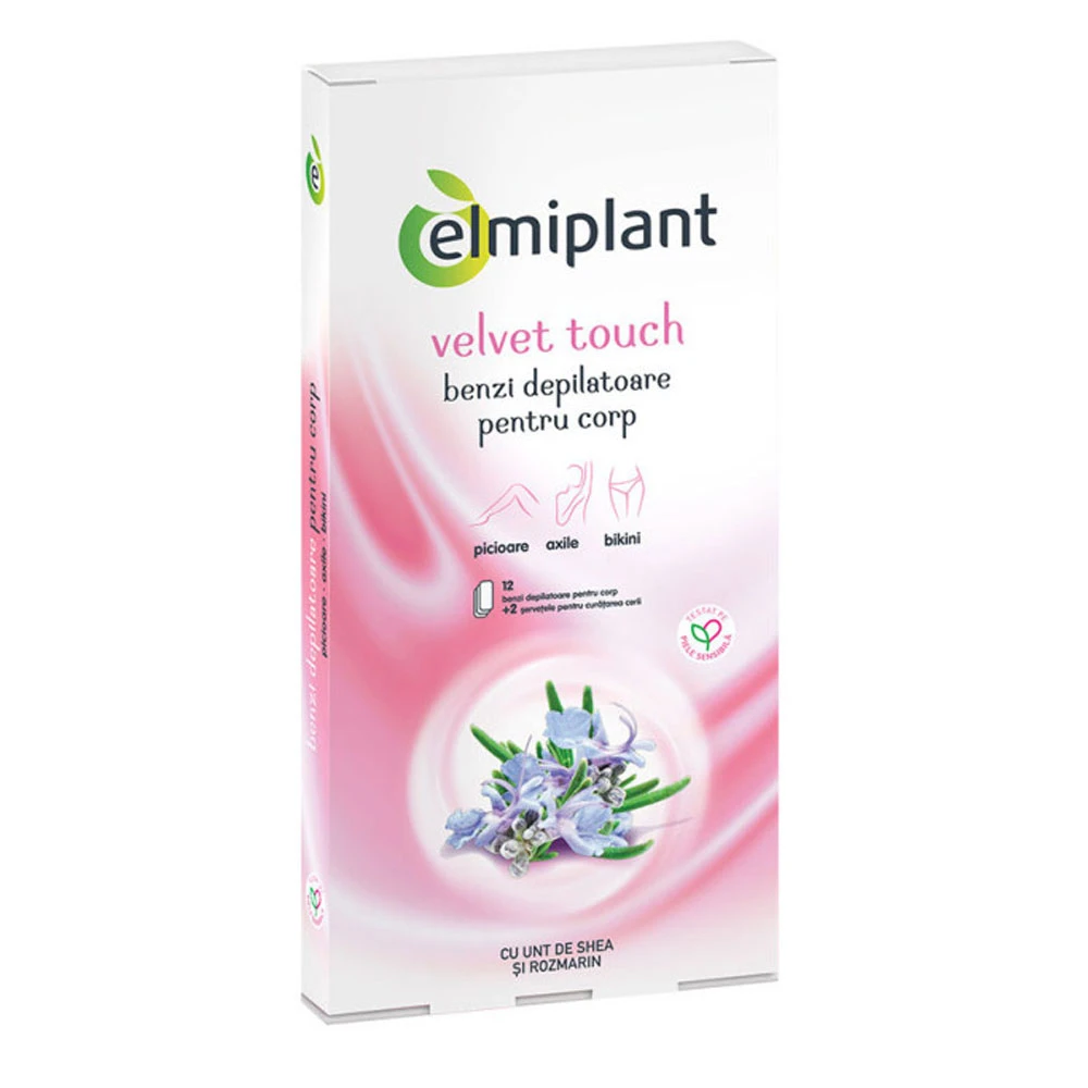 Epilare / depilare - Benzi depilatoare corp Elmiplant 12buc