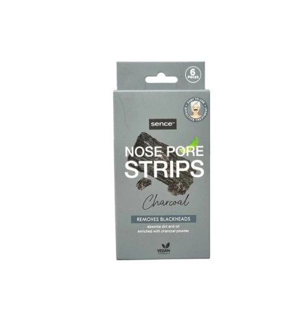 Creme & Lotiuni - Benzi indepartare puncte negre Sence charcoal 6buc