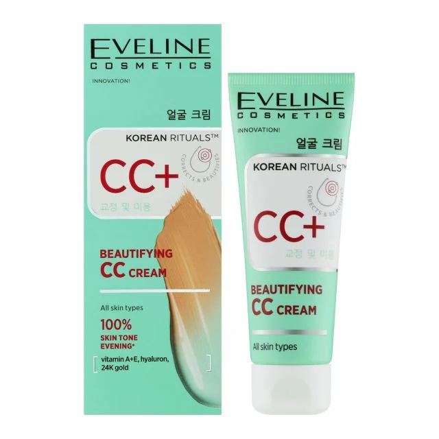 Ingrijire personala - CC Cream Eveline Korean Rituals CC+ 30ML