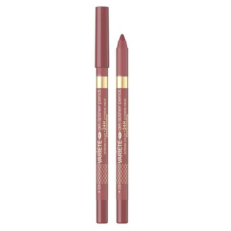 Makeup - Creion buze Eveline Variete waterproof 03 Dark Rose