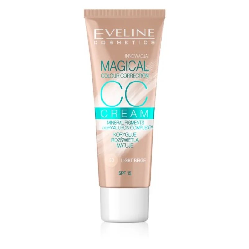 Makeup - Crema corectoare Eveline 50 Light Beige 30ml