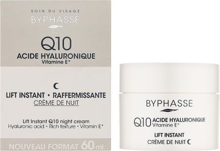 Creme & Lotiuni - Crema fata Byphasse Q10 Acid Hialuronic noapte 60ml