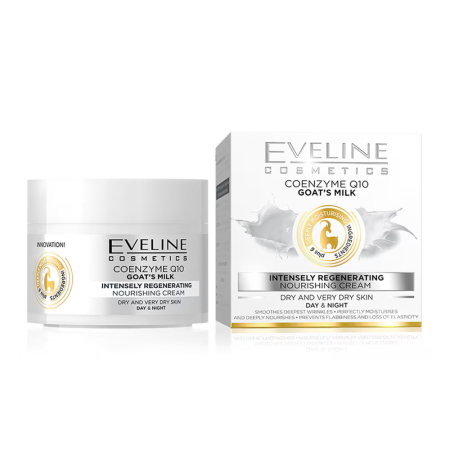 Creme & Lotiuni - Crema fata Eveline Coenzima Q10 Goat's Milk 50ml