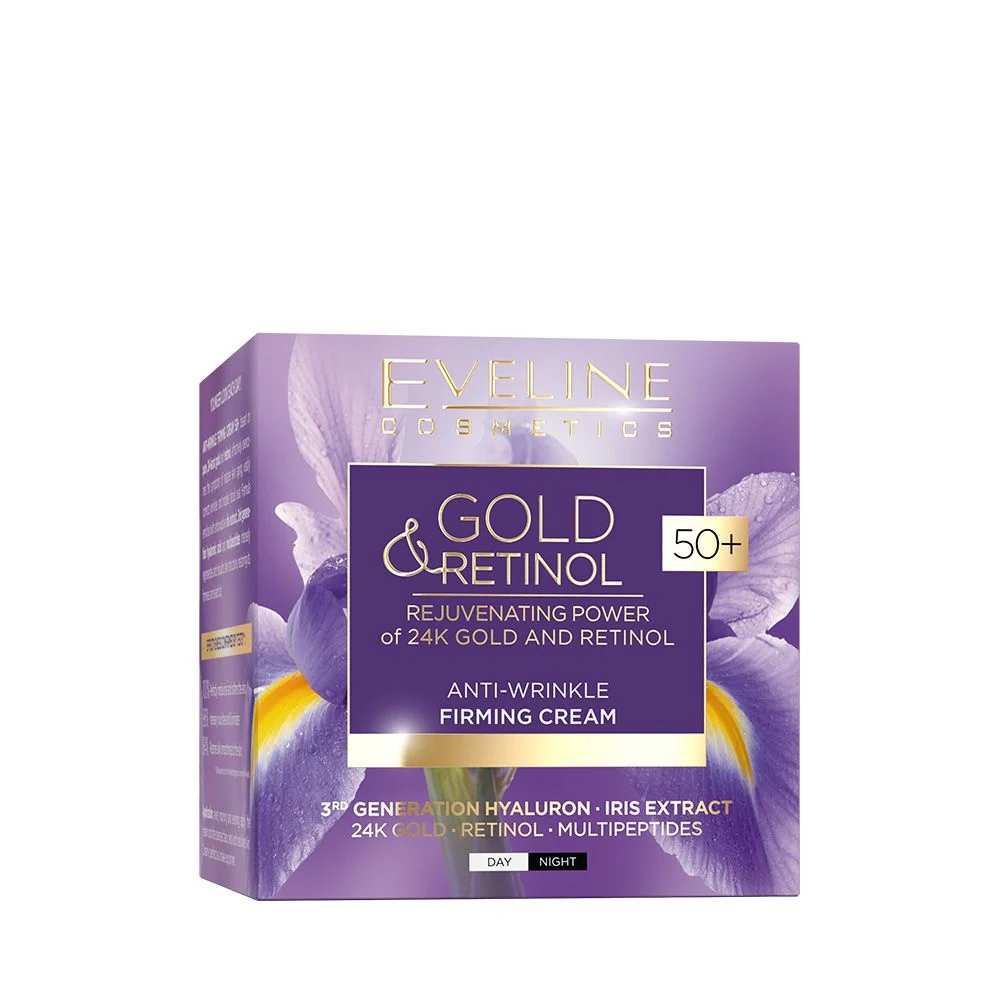 Creme & Lotiuni - Crema fata Eveline Gold Retinol 50+ 50ml