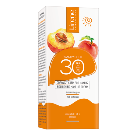 Creme & Lotiuni - Crema fata Lirene Sun Peachy Shot spf30 50ml
