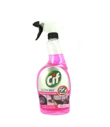 Degresanti bucatarie - Degresant CIF Spray ultra max pink 750ml