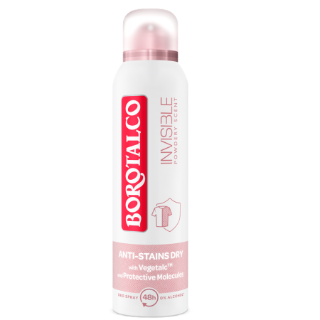 Ingrijire personala - Deodorant Borotalco Invisible pink 150ml