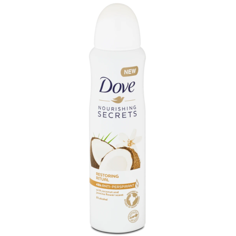 Deodorant - Deodorant Dove Coconut 250ml