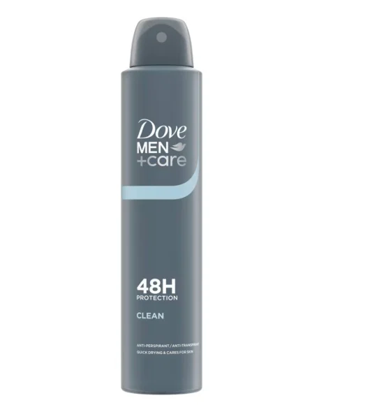 Deodorant - Deodorant Dove Men Clean 200ml
