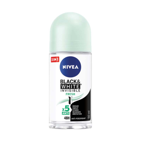 Deodorant - Deodorant Roll-On Nivea B&W Invisible fresh 50ml