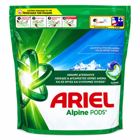 Detergenti rufe - Detergent capsule Ariel Alpine 38buc