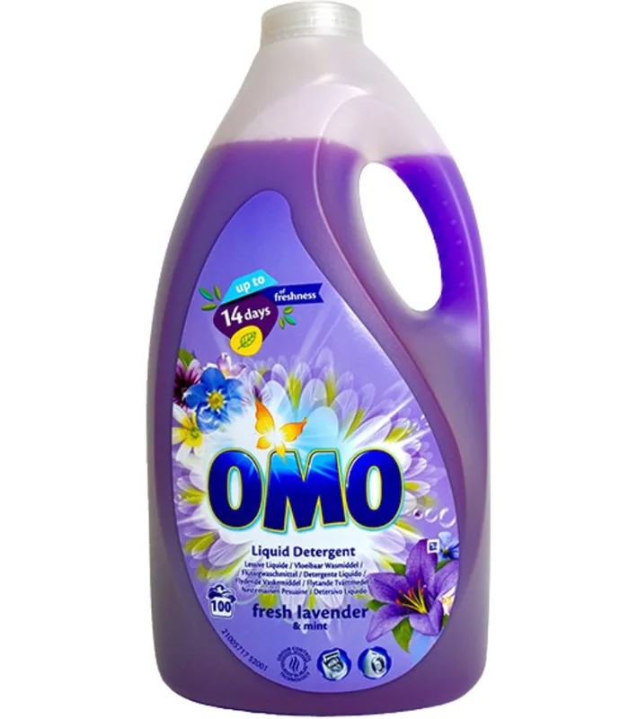 Detergenti rufe - Detergent lichid Omo Lavanda&Menta 5L